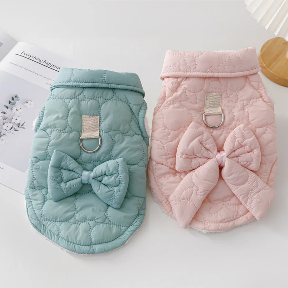 Pet Clothes Winter Autumn Warm Vest Small Dog Fashion Bowknot Sweater Cat Sweet Harness Puppy Thick Shirt Pet Suppies
Pet Clothes Winter Autumn Warm Vest Small Dog Fashion Bowknot Sweater Cat Sweet Harness Puppy Thick Shirt Pet Suppies