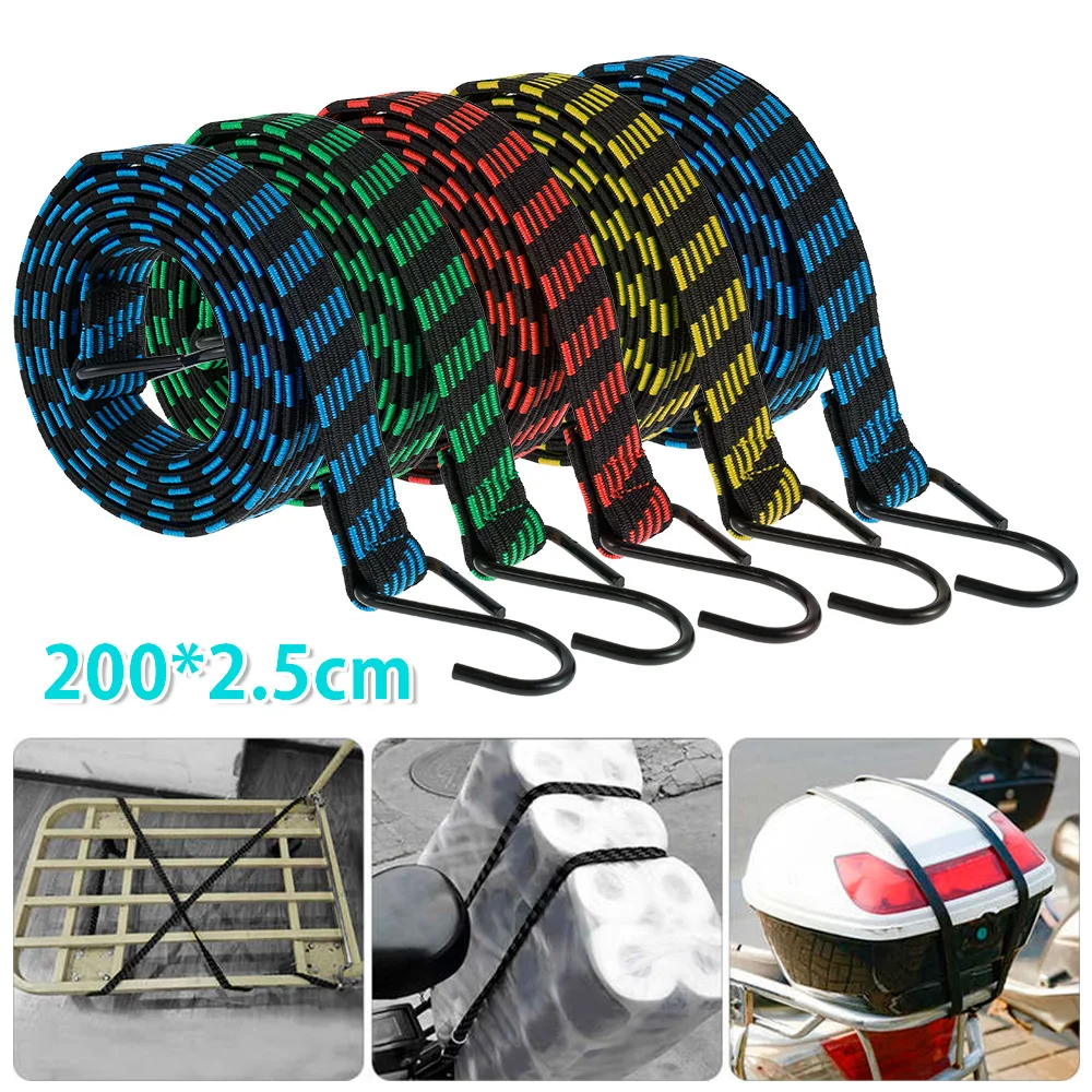 5Pcs Bungee Cords Elastic Bungees Cords with Hooks Heavy Duty Luggage Bungee Straps Anti-slip Flat Elasticity Rope for
5Pcs Bungee Cords Elastic Bungees Cords with Hooks Heavy Duty Luggage Bungee Straps Anti-slip Flat Elasticity Rope for