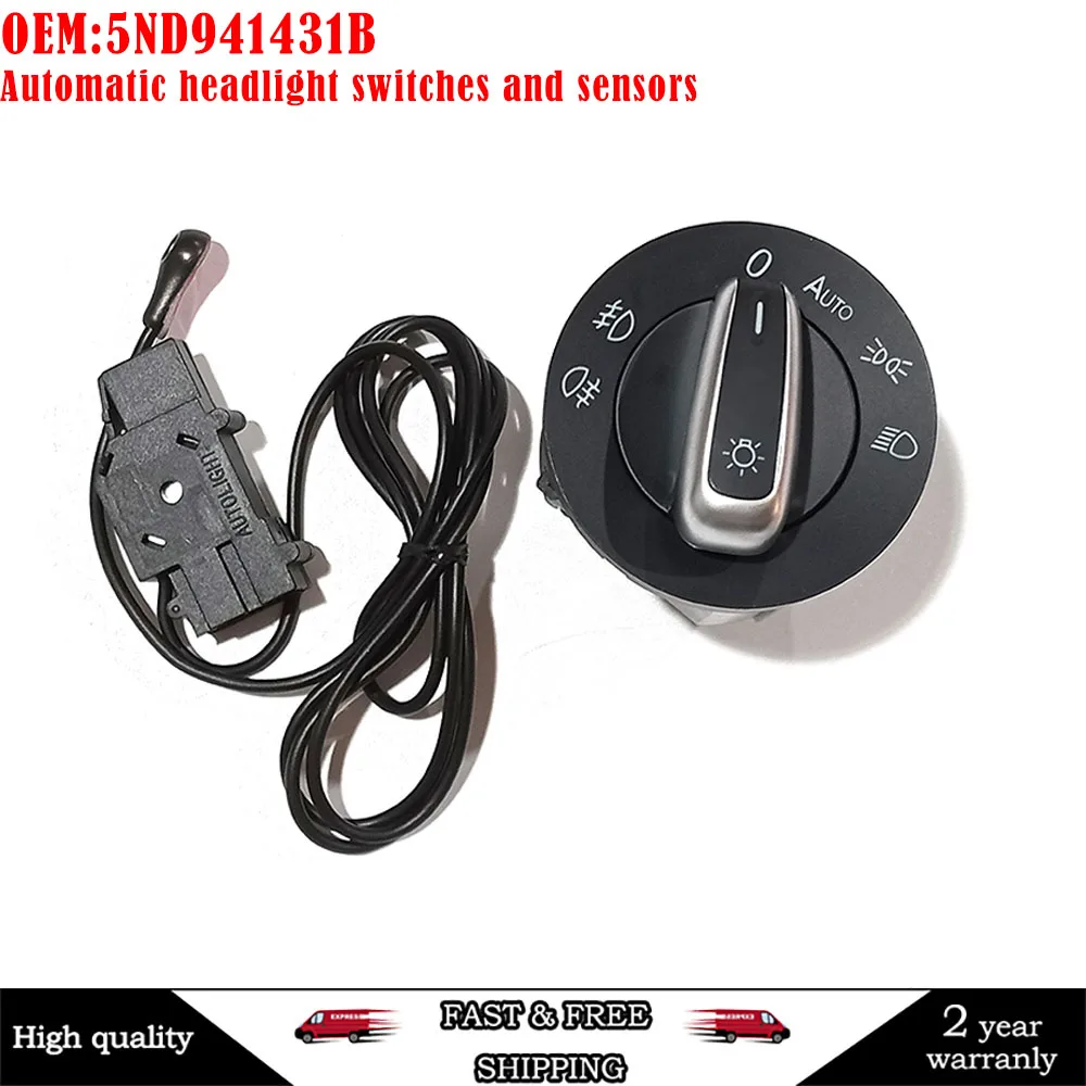 for VW Golf Jetta MK5 MK6 GTI Passat B6 B7 CC Touran Caddy Tiguan Chrome Headlight Switch 5ND941431B add Auto function 
for VW Golf Jetta MK5 MK6 GTI Passat B6 B7 CC Touran Caddy Tiguan Chrome Headlight Switch 5ND941431B add Auto function