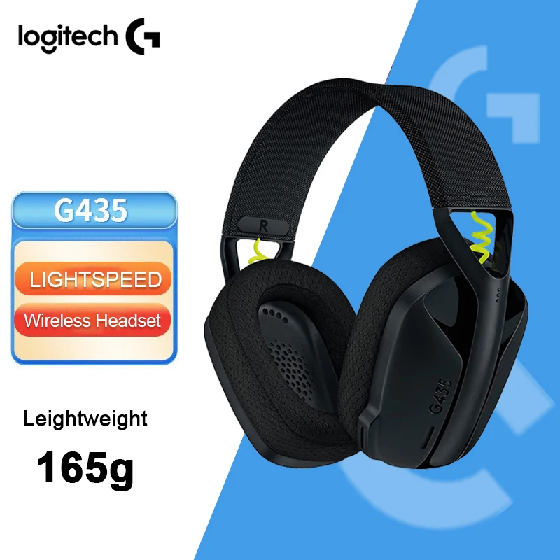 Беспроводная игровая гарнитура Logitech G435 LIGHTSPEED, Bluetooth, объемный звук, Накладные наушники для ПК, игр и музыки для ноутбуков
Беспроводная игровая гарнитура Logitech G435 LIGHTSPEED, Bluetooth, объемный звук, Накладные наушники для ПК, игр и музыки для ноутбуков