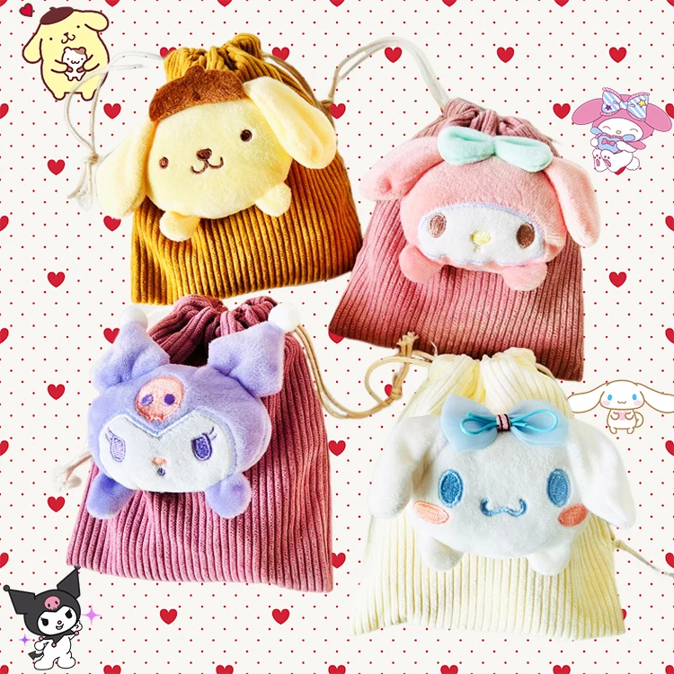 Sanrioed Corduroy Drawstring Bag Kawaii Storage Bags Gift Packing Lovely Anime Cinnamoroll Kuromi My Melody Cute Kids Girls Diy
Sanrioed Corduroy Drawstring Bag Kawaii Storage Bags Gift Packing Lovely Anime Cinnamoroll Kuromi My Melody Cute Kids Girls Diy