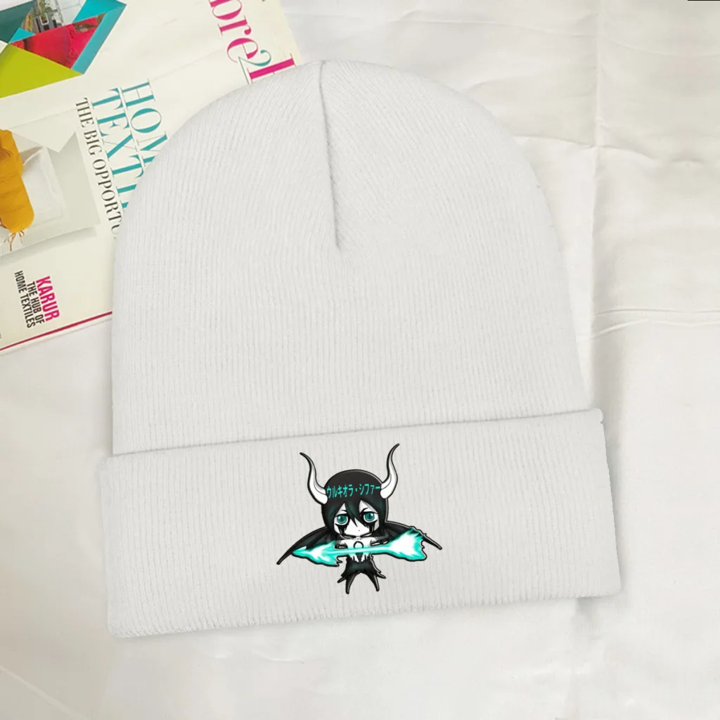 Ulquiorra Cifer Chibi Skullies Beanie отбеливатель манга вязаный берет взрослые теплые кепки Кемпинг уличная бешеная эластичная шапка
Ulquiorra Cifer Chibi Skullies Beanie отбеливатель манга вязаный берет взрослые теплые кепки Кемпинг уличная бешеная эластичная шапка