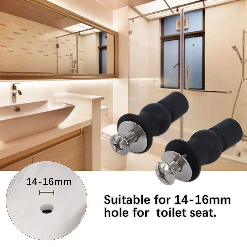 Screws Hinges Toilet Hinges Bathroom Nice Tight Fit Rubber Plugs Rubber Top Nuts Toilet Seats Hinges Universal Type
Screws Hinges Toilet Hinges Bathroom Nice Tight Fit Rubber Plugs Rubber Top Nuts Toilet Seats Hinges Universal Type