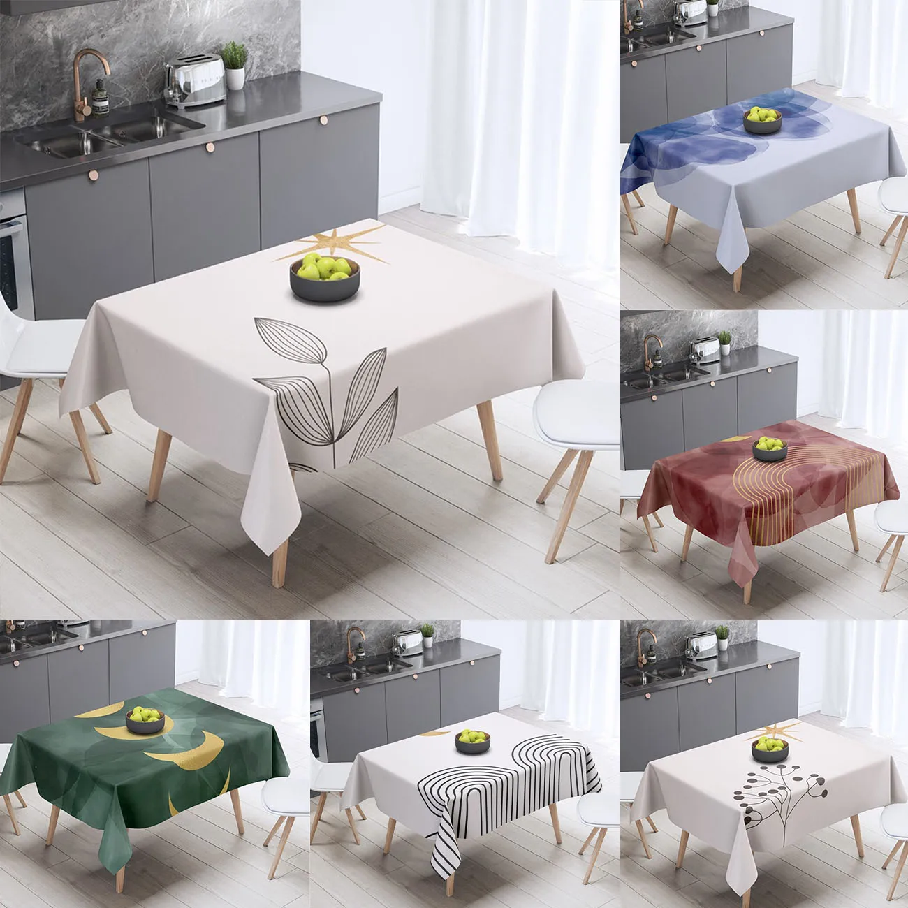 Geometric Abstract Nordic Plant Manteles De Mesa Rectangular Moon Pattern Kitchen Decoration Party Anti-stainTablecloth
Geometric Abstract Nordic Plant Manteles De Mesa Rectangular Moon Pattern Kitchen Decoration Party Anti-stainTablecloth