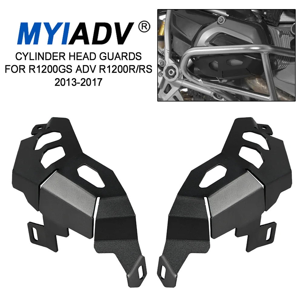 R1200R/RS R1200RT For BMW R1200GS lc ADV 2013-2017 R1200 GS Adventure Motorcycle Engine Cylinder Head Guards Protector Cover 
R1200R/RS R1200RT For BMW R1200GS lc ADV 2013-2017 R1200 GS Adventure Motorcycle Engine Cylinder Head Guards Protector Cover