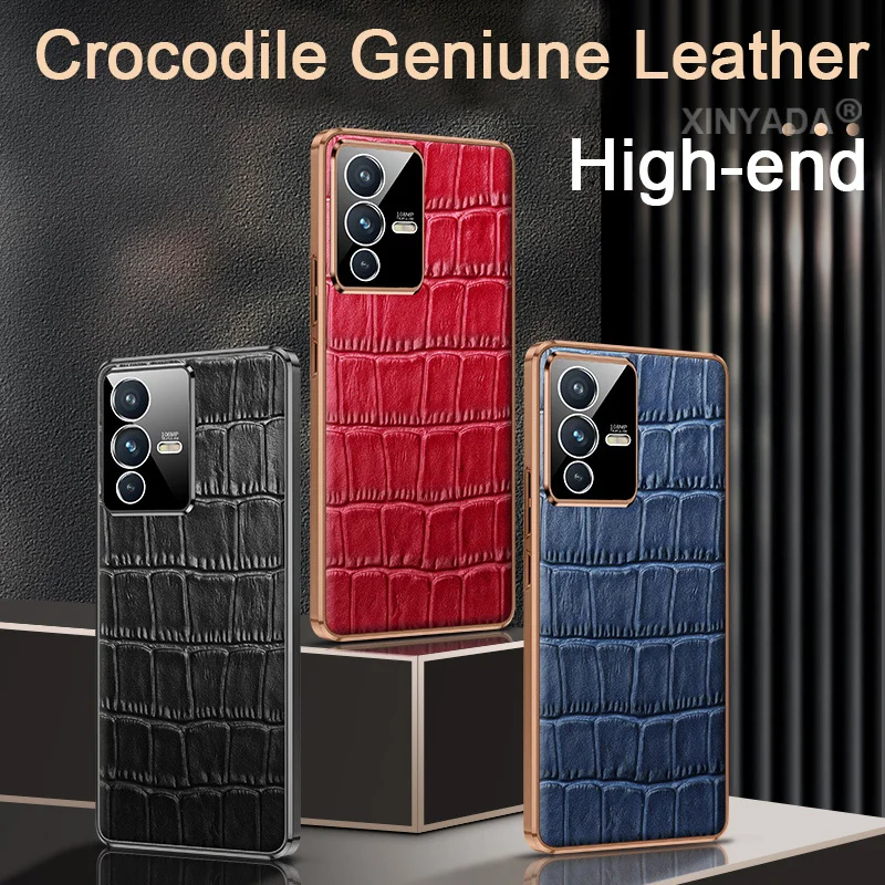 Real Cow Crocodile Geniune Leather Phone Case For Vivo S12 Pro Bumper Cover For Vivo S12 Pro Luxury Case Shell
Real Cow Crocodile Geniune Leather Phone Case For Vivo S12 Pro Bumper Cover For Vivo S12 Pro Luxury Case Shell