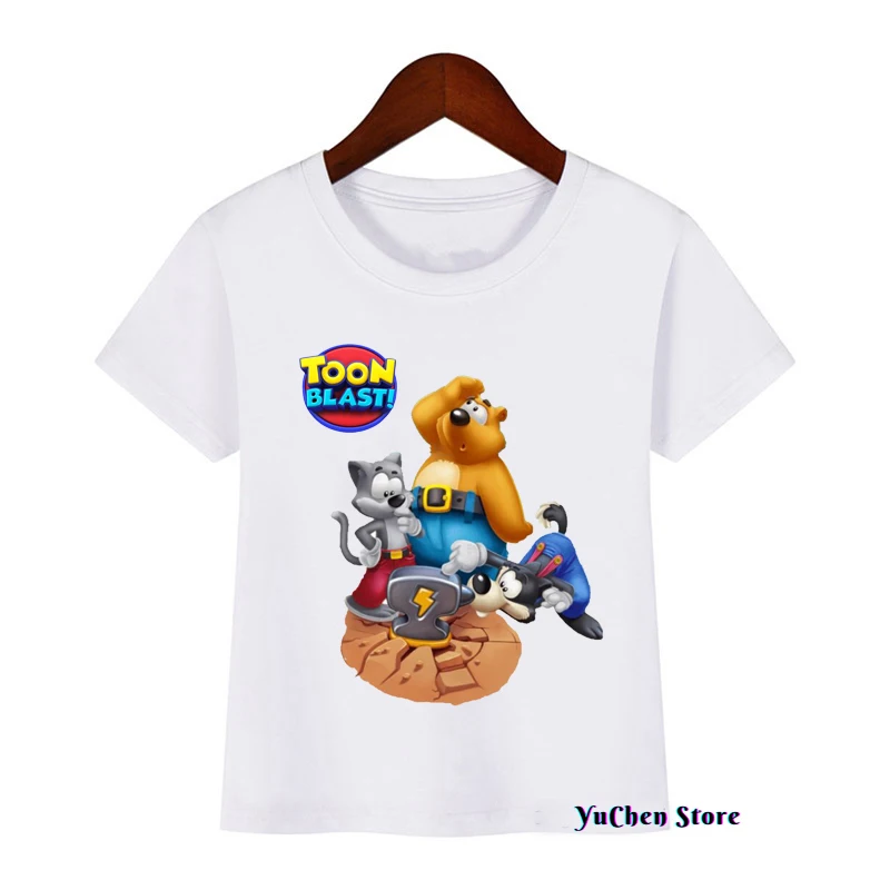 Toon Blast Game T-shirt Boys And Girls Short Sleeve Cartoon Fashion Boys And Girls BABY GIFT T-SHIRT 2022 New White Kids T-shirt
Toon Blast Game T-shirt Boys And Girls Short Sleeve Cartoon Fashion Boys And Girls BABY GIFT T-SHIRT 2022 New White Kids T-shirt