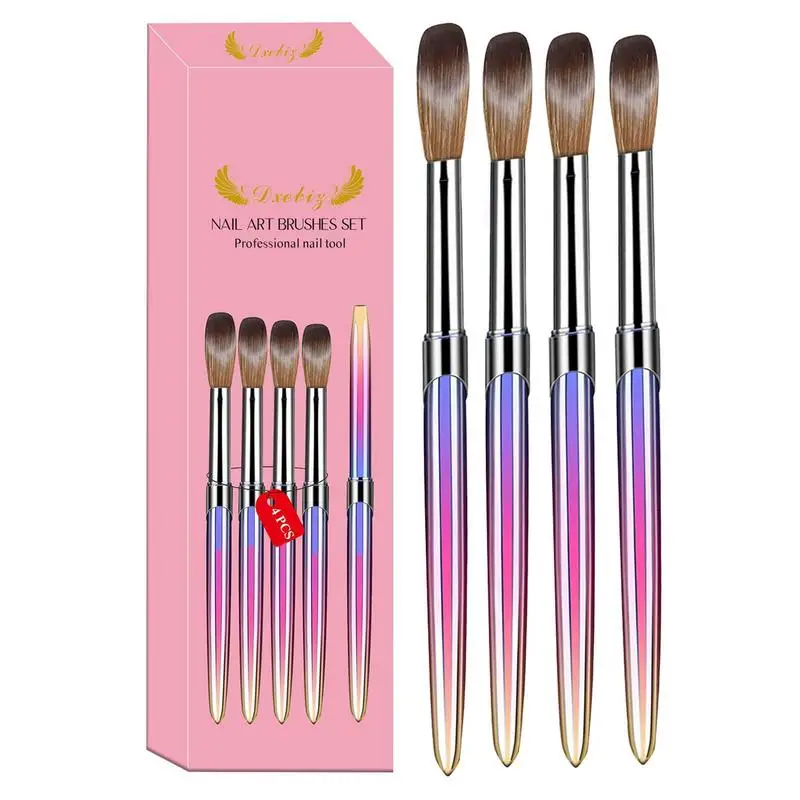 High quality Metal Nail Brush Set Nail Brush Pen with High Quality Nylon Bristles Best DIY Nail Care Tool
High quality Metal Nail Brush Set Nail Brush Pen with High Quality Nylon Bristles Best DIY Nail Care Tool