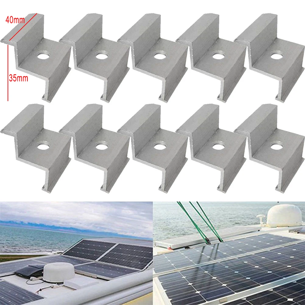 Durable High Quality Brand New End Clamp Module PV Aluminum Alloy For 35/40mm Mounting Rail Photovoltaic Edge Clamp
Durable High Quality Brand New End Clamp Module PV Aluminum Alloy For 35/40mm Mounting Rail Photovoltaic Edge Clamp