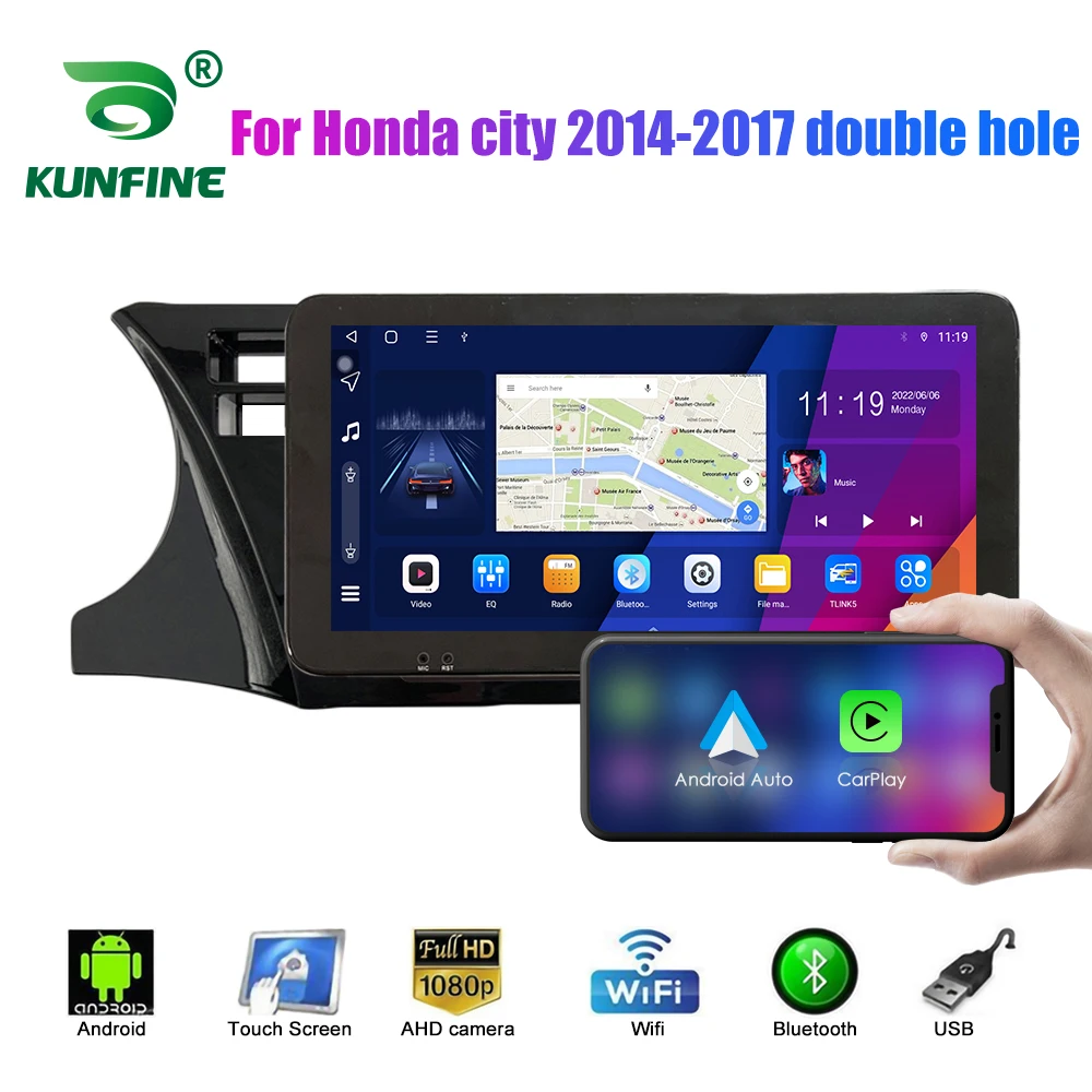 Автомобильный радиоприемник 10,33 дюйма для Honda city 2014 -17 2Din Android Восьмиядерный автомобильный стерео DVD GPS навигатор плеер QLED экран Carplay
Автомобильный радиоприемник 10,33 дюйма для Honda city 2014 -17 2Din Android Восьмиядерный автомобильный стерео DVD GPS навигатор плеер QLED экран Carplay
