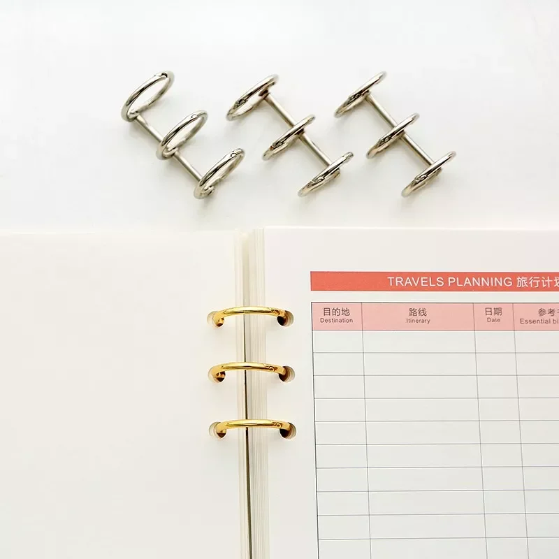 Metal Binder Rings for Photo Album Notebook Loose Leaf Binding Ring Stationery Office School Supplies A5 A6 Universal
Metal Binder Rings for Photo Album Notebook Loose Leaf Binding Ring Stationery Office School Supplies A5 A6 Universal