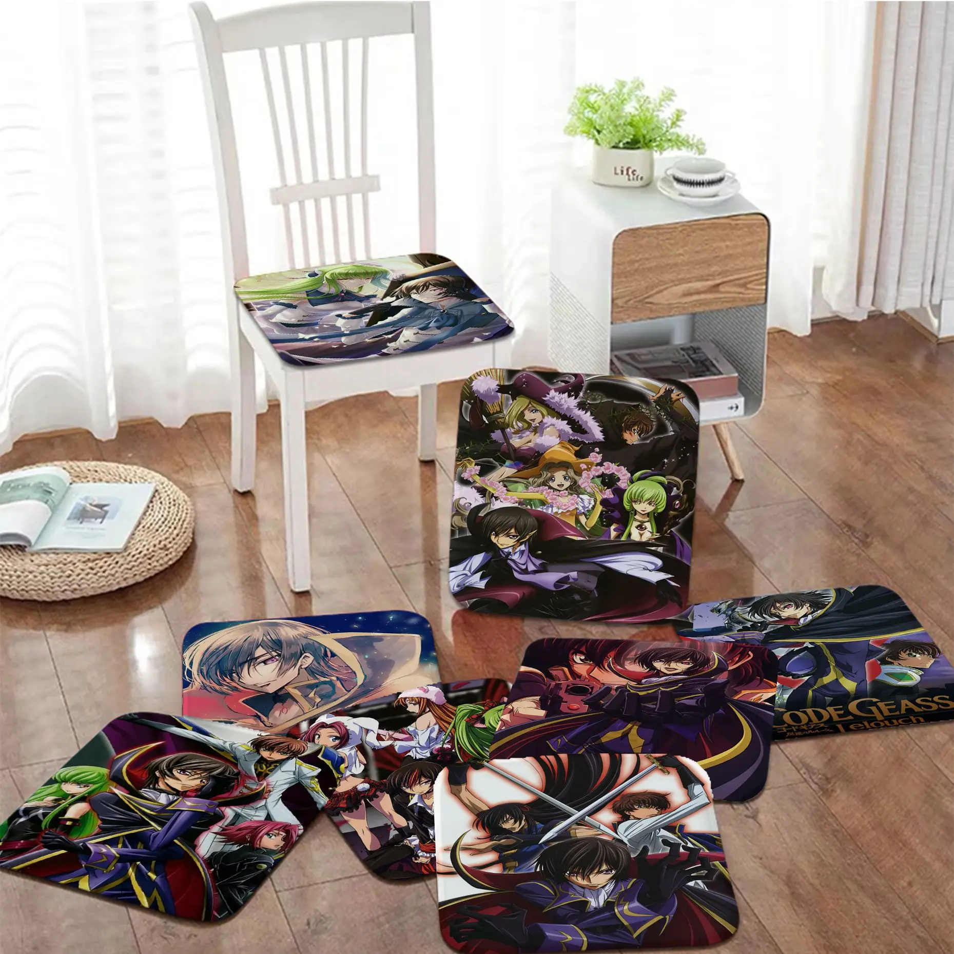 Code Geass Lelouch Of The Rebellion Anime Round Meditation Cushion Pad Dining Chair Seat Cushion Anti-Slip Sofa Decor Tatami
Code Geass Lelouch Of The Rebellion Anime Round Meditation Cushion Pad Dining Chair Seat Cushion Anti-Slip Sofa Decor Tatami