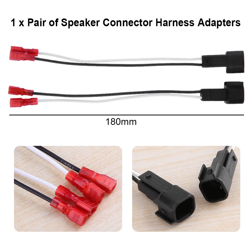 New 1 Pair Car Electronics Accessories Speaker Connector Harness Adapters SP-5600 72-5600 for Ford Linclon Wiring Cable Adaptor
New 1 Pair Car Electronics Accessories Speaker Connector Harness Adapters SP-5600 72-5600 for Ford Linclon Wiring Cable Adaptor