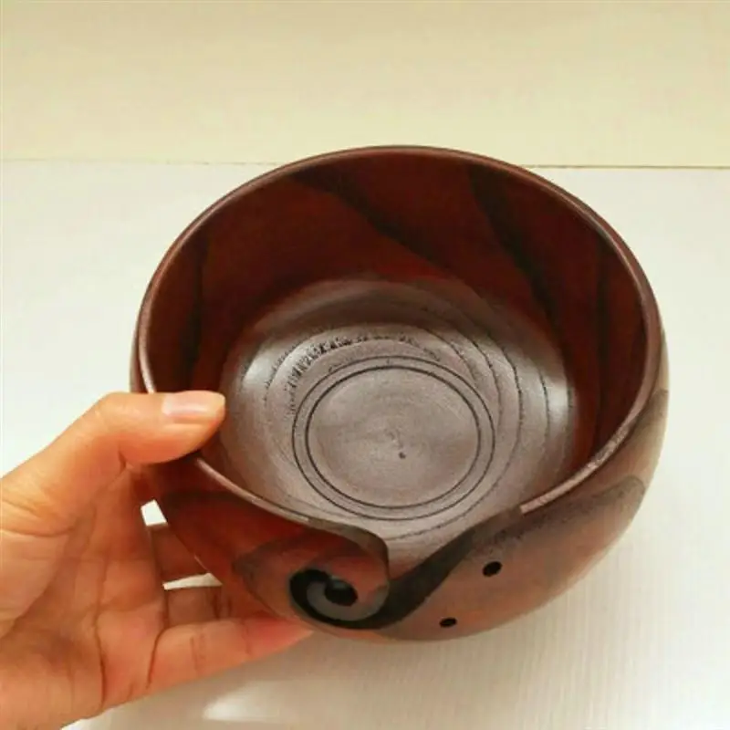 Wooden Yarn Bowl Storage Handmade Wool Sekin Organizer Smooth Crochet Swirl Knitting Accessory Random Style
Wooden Yarn Bowl Storage Handmade Wool Sekin Organizer Smooth Crochet Swirl Knitting Accessory Random Style