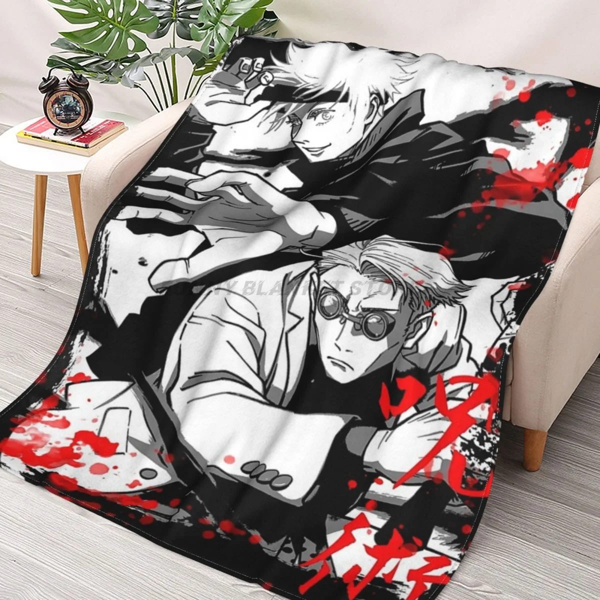 Jujutsu Kaisen Throws Blankets Collage Flannel Ultra-Soft Warm picnic blanket bedspread on the bed
Jujutsu Kaisen Throws Blankets Collage Flannel Ultra-Soft Warm picnic blanket bedspread on the bed