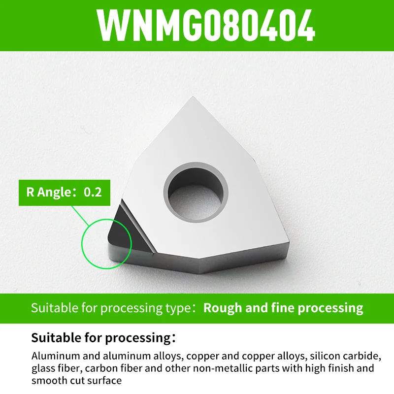 Алмазная вставка RuiLiTeng WNMG080202 WNMG080404 WNMG080408 WNMG080401 PCD подходит для обработки алюминия, меди и дерева.
Алмазная вставка RuiLiTeng WNMG080202 WNMG080404 WNMG080408 WNMG080401 PCD подходит для обработки алюминия, меди и дерева.