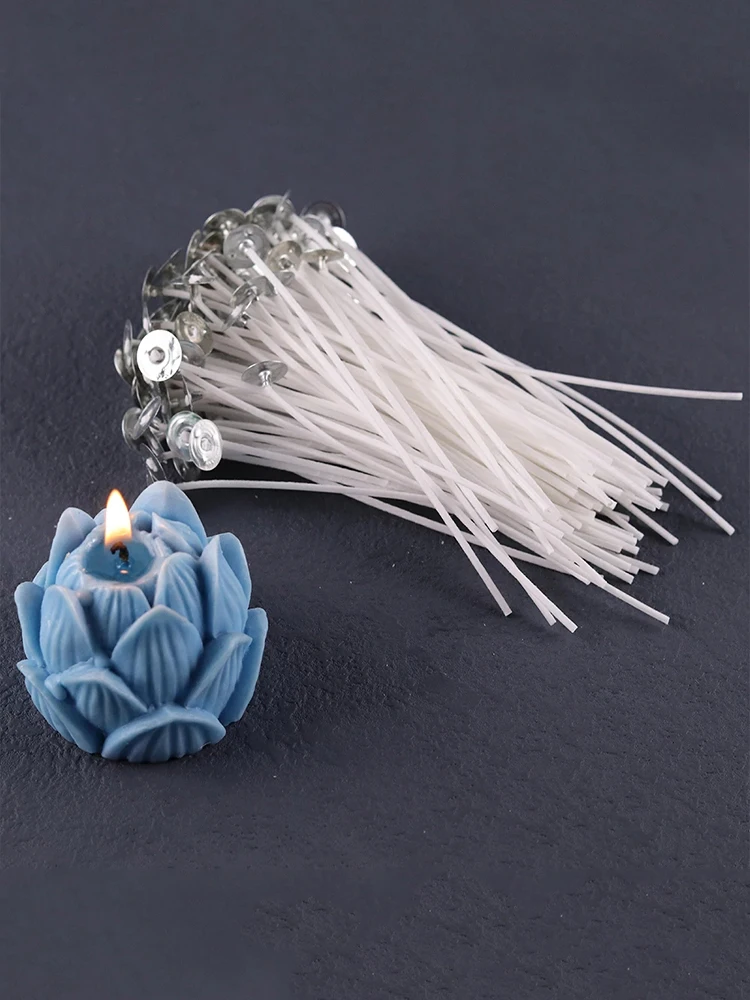 100PCS/Set 2.6-20cm Candle Wicks Smokeless Wax Pure Cotton Core DIY Handmake Candle Making Pre-waxed Wicks for Party Supplies
100PCS/Set 2.6-20cm Candle Wicks Smokeless Wax Pure Cotton Core DIY Handmake Candle Making Pre-waxed Wicks for Party Supplies