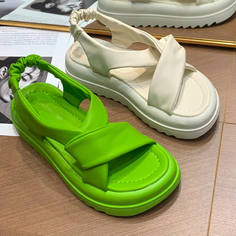 Rome Women Sport Shoes Flats Platform Sandals 2022 New Summer Causal Slippers Fashion Wedges Ladies Shoes Beach Slides Zapatos
Rome Women Sport Shoes Flats Platform Sandals 2022 New Summer Causal Slippers Fashion Wedges Ladies Shoes Beach Slides Zapatos