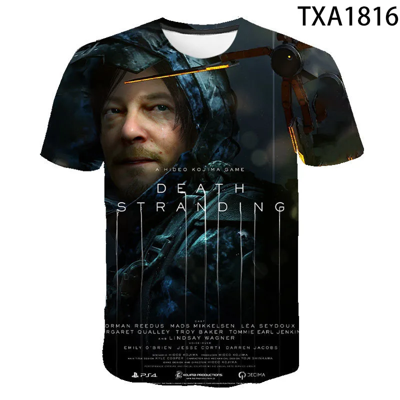 New Death Stranding 3D T shirt Men Women Children Casual Streetwear Boy Girl Kids Printed T-shirt Fashion Summer Cool Tops Tee
New Death Stranding 3D T shirt Men Women Children Casual Streetwear Boy Girl Kids Printed T-shirt Fashion Summer Cool Tops Tee