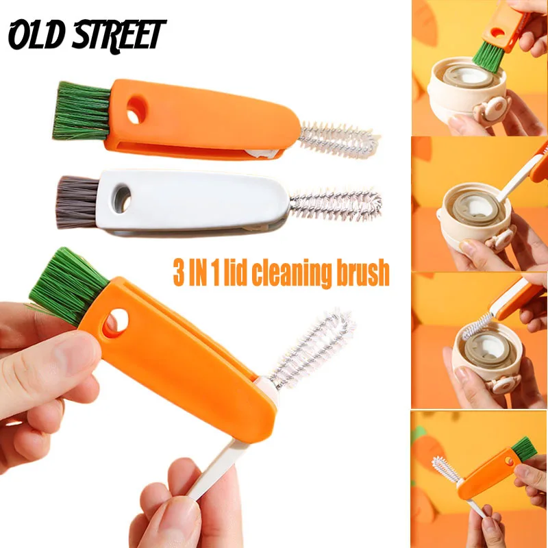 Clear the warehouse Three-in-one cup cover cleaning brush, water cup cleaning brush, baby bottle cleaning tool
Clear the warehouse Three-in-one cup cover cleaning brush, water cup cleaning brush, baby bottle cleaning tool