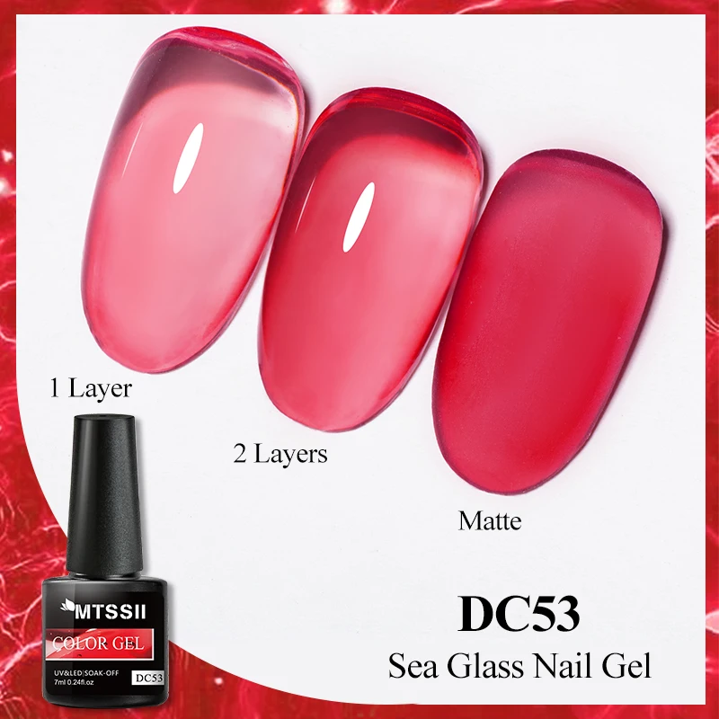 Mtssii Translucent Candy Color Gel Nail Polish Varnish Lacquer 7ml Jelly Glass Gel Nail Art Tips Gemstone LED&UV Gel Polish
Mtssii Translucent Candy Color Gel Nail Polish Varnish Lacquer 7ml Jelly Glass Gel Nail Art Tips Gemstone LED&UV Gel Polish