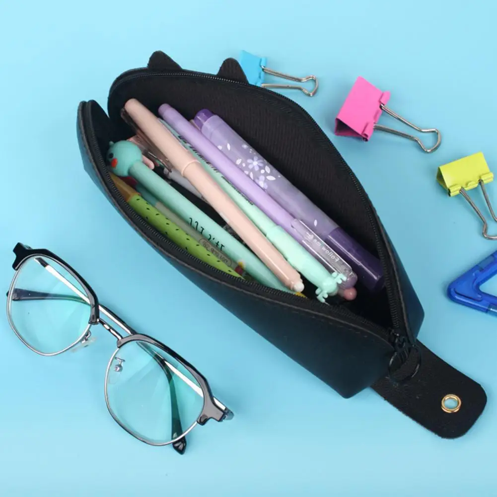 Cartoon Cat Pen Bag Faux Leather Large Capacity Pencil Case Boys Girls Students Cute Pencil Stationery Pouch Case School Supply
Cartoon Cat Pen Bag Faux Leather Large Capacity Pencil Case Boys Girls Students Cute Pencil Stationery Pouch Case School Supply