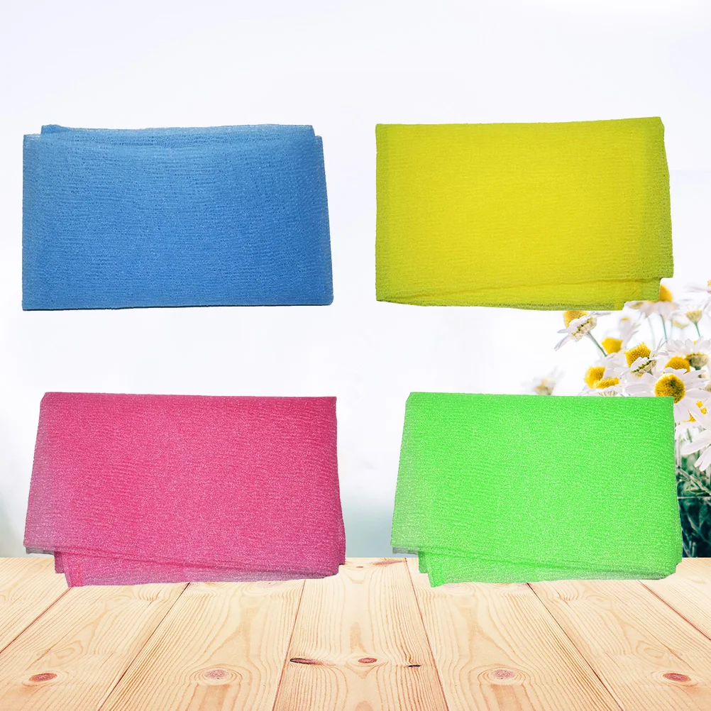 4pcs Exfoliating Bath Towels Rough Nylon Durable Colorful Bath Cloth Shower Cloth Shower Towel
4pcs Exfoliating Bath Towels Rough Nylon Durable Colorful Bath Cloth Shower Cloth Shower Towel