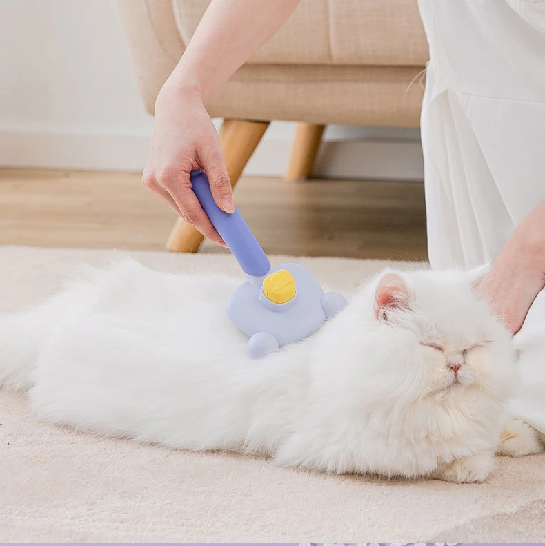 Pet Grooming Brush Removing Floating Hair Opening Knots Massage Comb Self Cleaning Cat Dog Comb Supplies Accessories
Pet Grooming Brush Removing Floating Hair Opening Knots Massage Comb Self Cleaning Cat Dog Comb Supplies Accessories