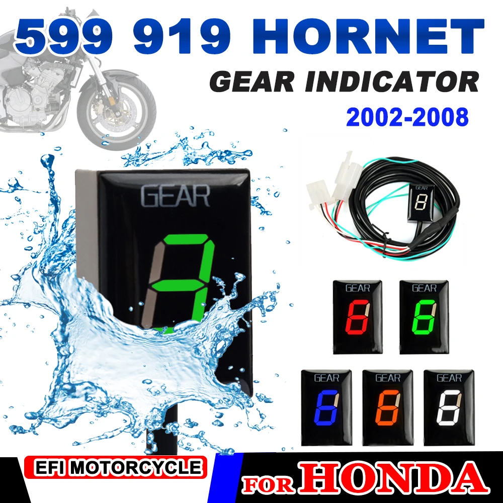 For HONDA 599 Hornet 2003 2004 -2005 2006 919 Hornet 2002 -2007 2008EFI Motorcycle Accessories 1-6 Gear Indicator Display Meter
For HONDA 599 Hornet 2003 2004 -2005 2006 919 Hornet 2002 -2007 2008EFI Motorcycle Accessories 1-6 Gear Indicator Display Meter