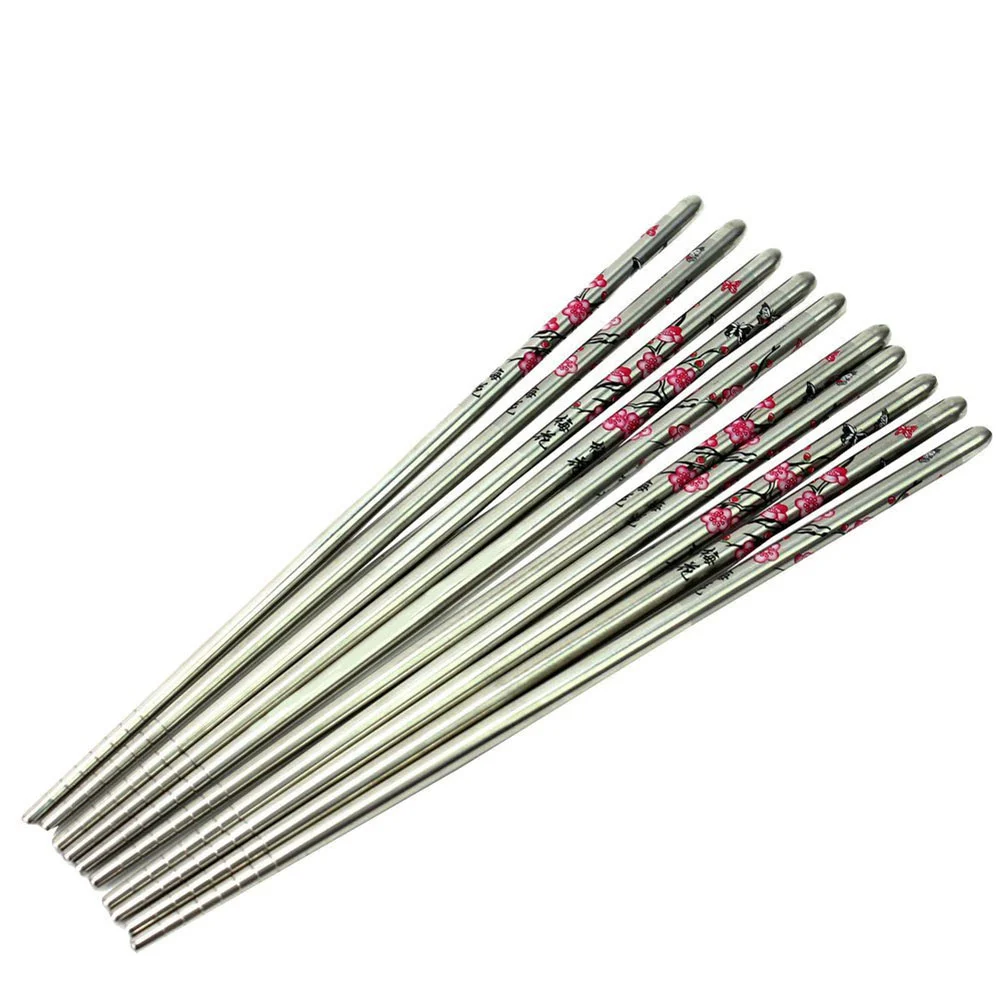 Chopsticks Stainless Steel Reusable Portable Tableware Plumset Metal Chop Stickscooking Bulk Titanium
Chopsticks Stainless Steel Reusable Portable Tableware Plumset Metal Chop Stickscooking Bulk Titanium