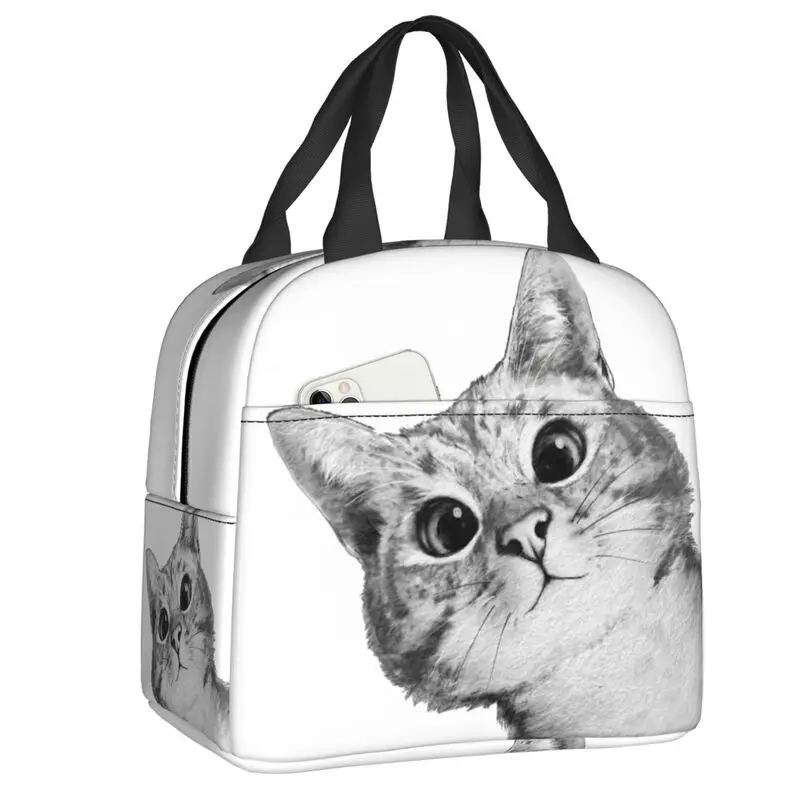 Custom Funny Cat Lunch Bag Men Women Cooler Warm Insulated Lunch Container Box for Kids School Work Food Picnic Tote Bags
Custom Funny Cat Lunch Bag Men Women Cooler Warm Insulated Lunch Container Box for Kids School Work Food Picnic Tote Bags