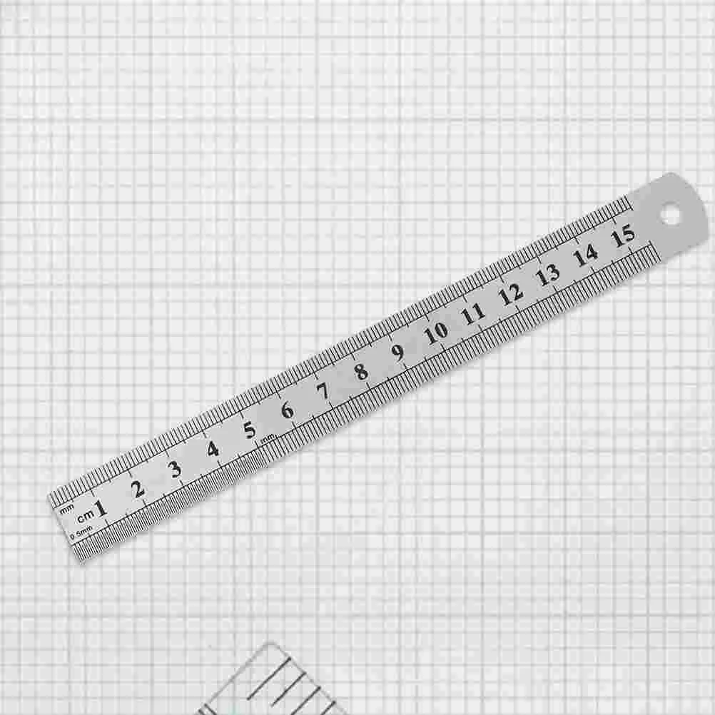 3 Pcs Double-sided Graduated Ruler Convenient Straight Metric Rulers Drawing Multi-function Machinist Painting Lightweight
3 Pcs Double-sided Graduated Ruler Convenient Straight Metric Rulers Drawing Multi-function Machinist Painting Lightweight
