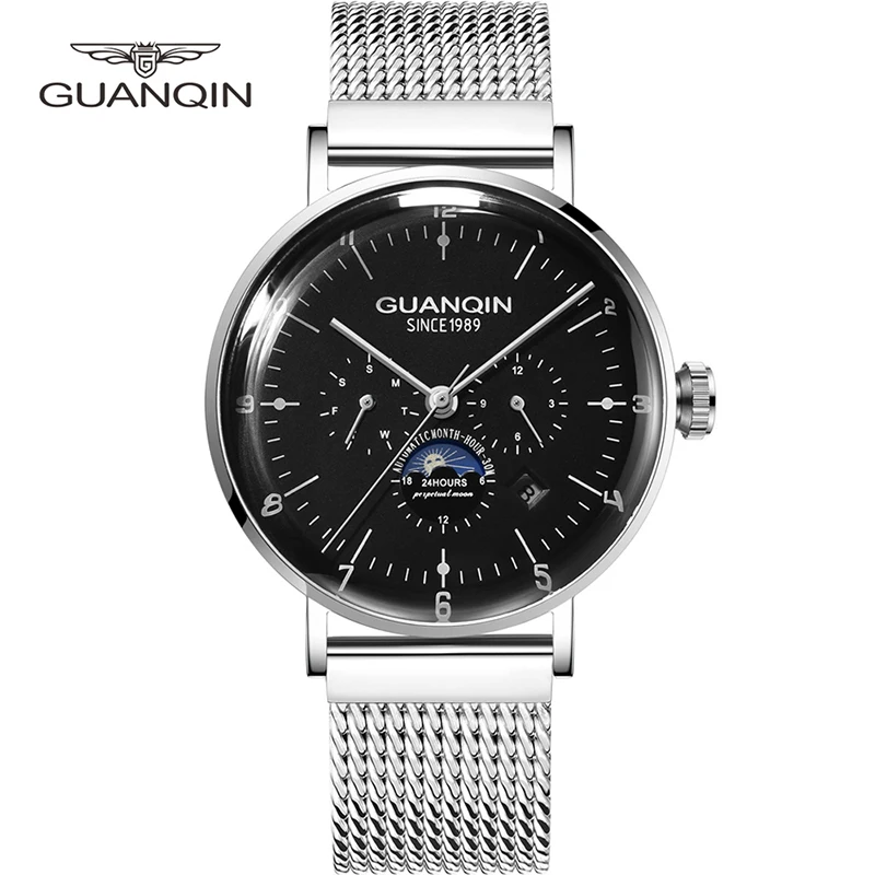 GUANQIN Mens Watches clock Skeleton Automatic Mechanical Wristwatch Watch Man Relogio Masculino 16115
GUANQIN Mens Watches clock Skeleton Automatic Mechanical Wristwatch Watch Man Relogio Masculino 16115