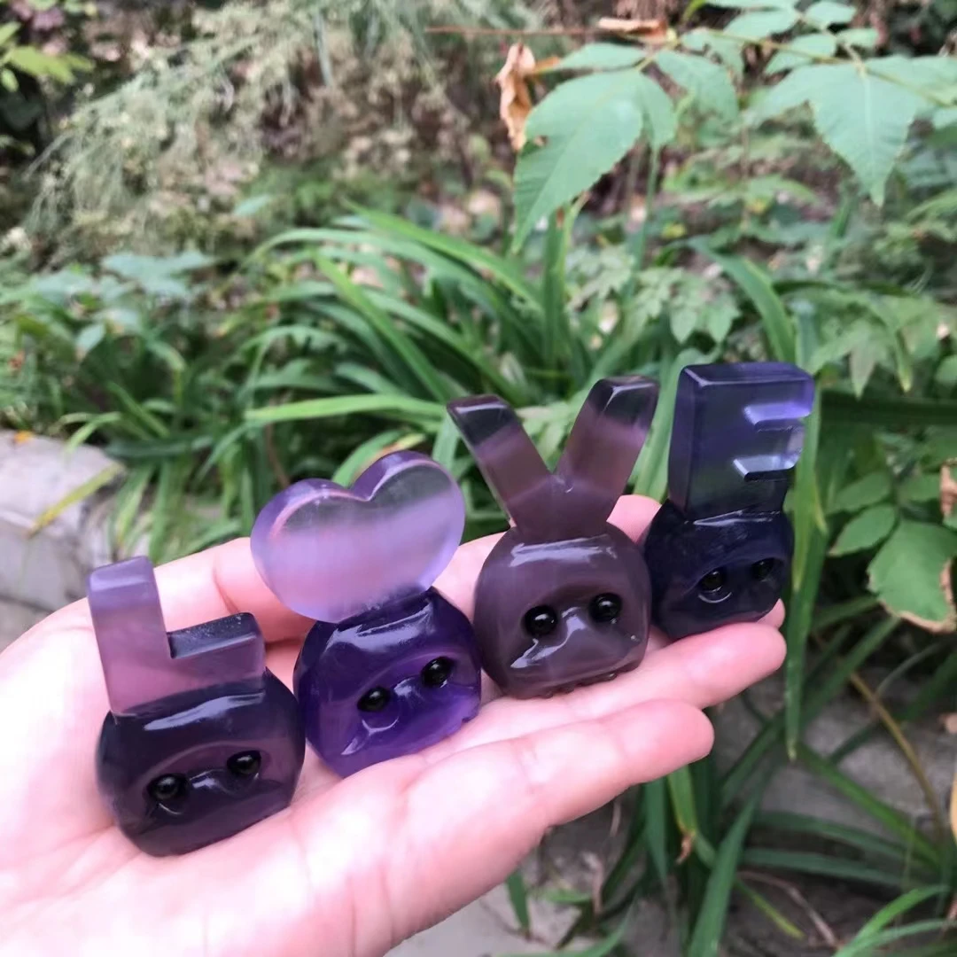 Natural Fluorite Crystal LOVE quartz Ornaments hand carved gemstones for Nice the gift of love Gift
Natural Fluorite Crystal LOVE quartz Ornaments hand carved gemstones for Nice the gift of love Gift