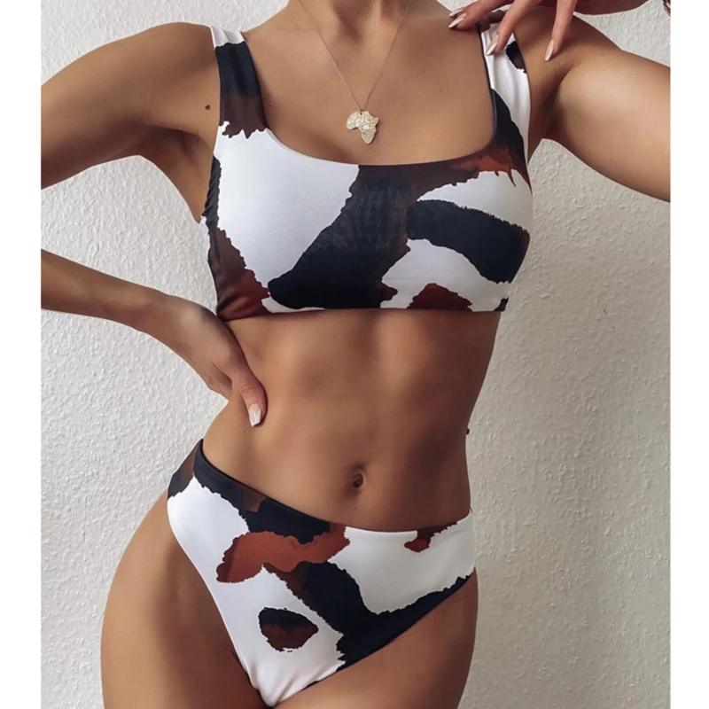 Sexy Bikini Mujer 2022 New Cow Print Swimsuit Women Two Pieces Push Up Biquini Brazilian Swimming Suit For Women Beach Swimwear
Sexy Bikini Mujer 2022 New Cow Print Swimsuit Women Two Pieces Push Up Biquini Brazilian Swimming Suit For Women Beach Swimwear