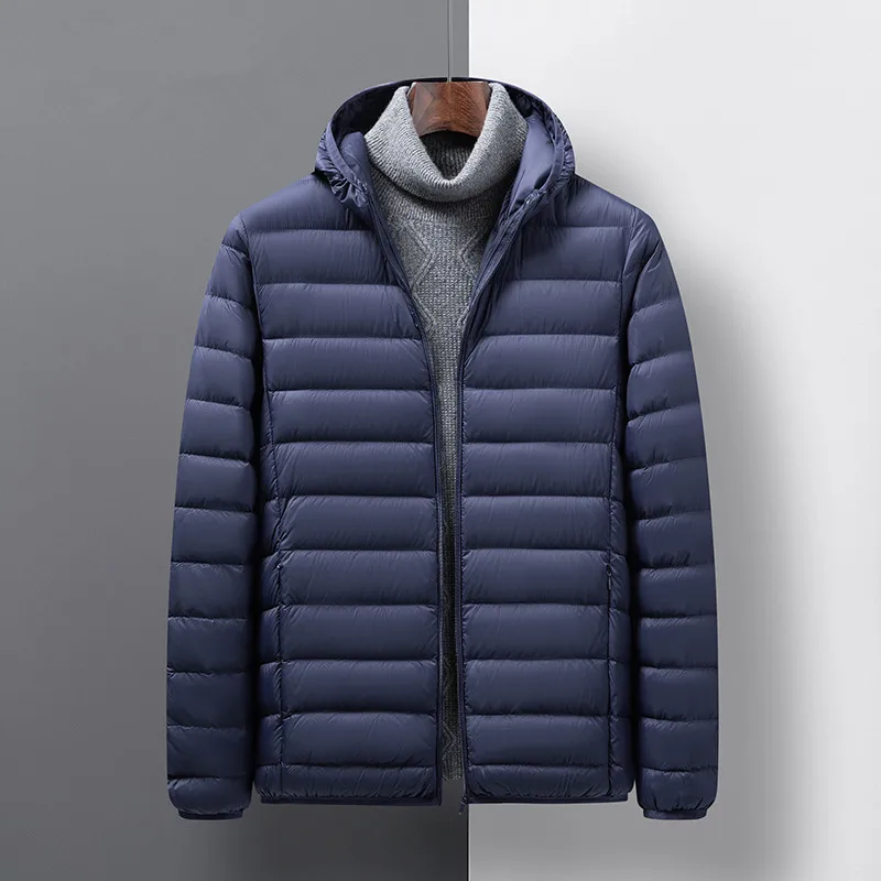 Men's Business Casual Lightweight Water-Resistant Packable Puffer Jacket Men Fashion Hooded Warm Autumn Winter Coats
Men's Business Casual Lightweight Water-Resistant Packable Puffer Jacket Men Fashion Hooded Warm Autumn Winter Coats