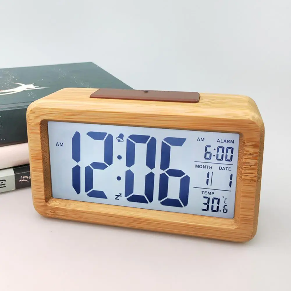 Large Screen LED Digital Alarm Clock Temperature Monitor Digital Table Clock Desktop LED Clock despertador часы настольные
Large Screen LED Digital Alarm Clock Temperature Monitor Digital Table Clock Desktop LED Clock despertador часы настольные