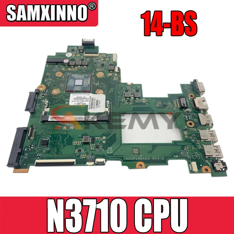High Quality pc For HP 14-BS Laptop Motherboard DA00P1MB6D0 With N3710 CPU 925424-501 925424-001 100% Tested Fast Ship
High Quality pc For HP 14-BS Laptop Motherboard DA00P1MB6D0 With N3710 CPU 925424-501 925424-001 100% Tested Fast Ship