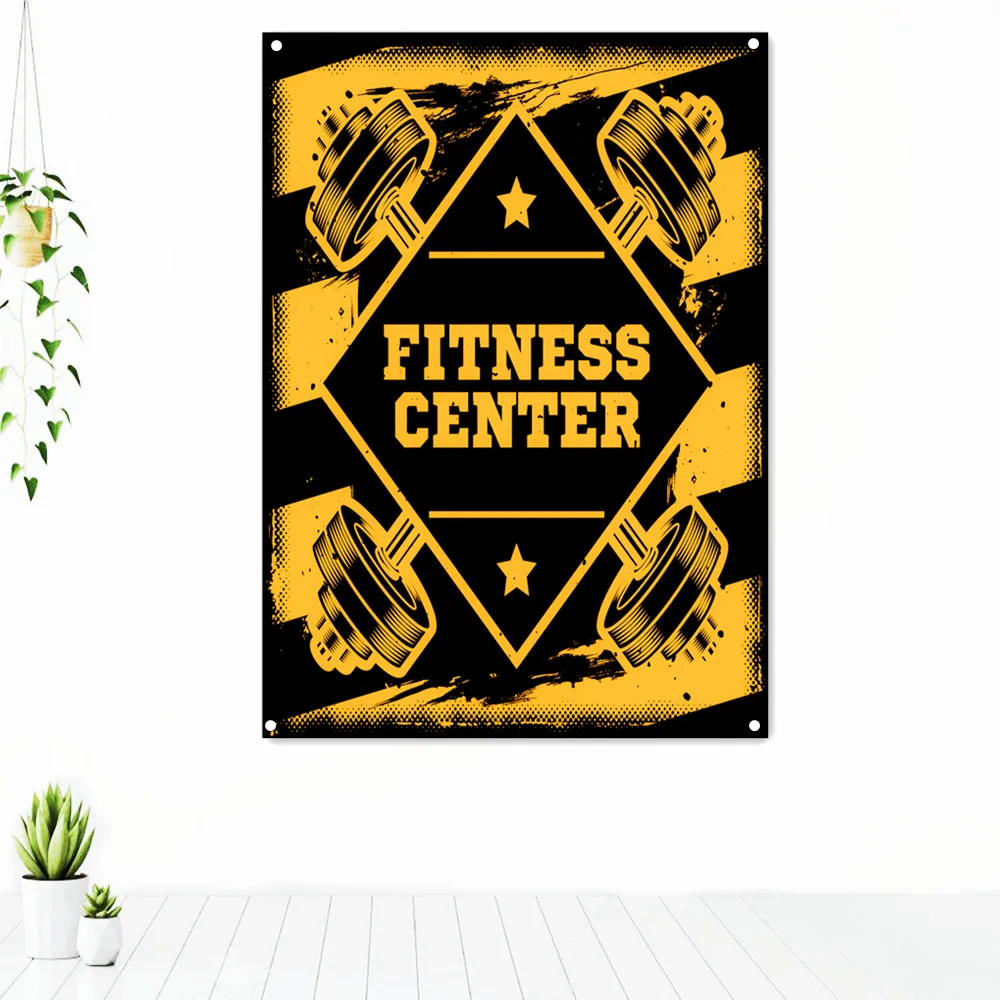 FITNESS CENTER Exercise Inspirational Tapestry Wall Hanging Painting Home Decor Fitness Sports Workout Poster Gym Banner Flag
FITNESS CENTER Exercise Inspirational Tapestry Wall Hanging Painting Home Decor Fitness Sports Workout Poster Gym Banner Flag
