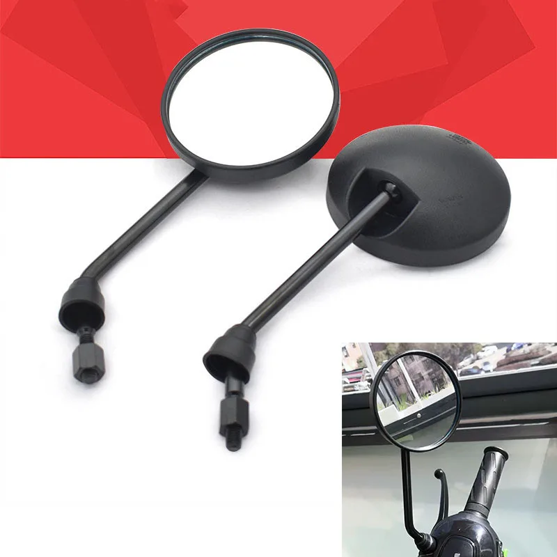 Black Motorcycle Side Mirrors Clear Vision Bicycle Scooter Mirror 8mm 10mm Universal for NIU N1S/G0/F0/U1/U+/US 009 Honda Suzuki
Black Motorcycle Side Mirrors Clear Vision Bicycle Scooter Mirror 8mm 10mm Universal for NIU N1S/G0/F0/U1/U+/US 009 Honda Suzuki