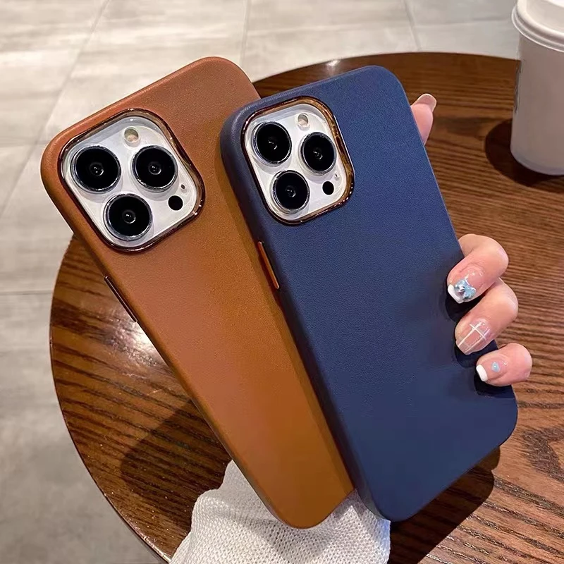 Soft Matte Leather Phone Case For iPhone 13 11 12 Pro Max XR XS Max X 8 Plus 13Pro 11 14 Metal Buttons Shockproof Silicone Cover
Soft Matte Leather Phone Case For iPhone 13 11 12 Pro Max XR XS Max X 8 Plus 13Pro 11 14 Metal Buttons Shockproof Silicone Cover