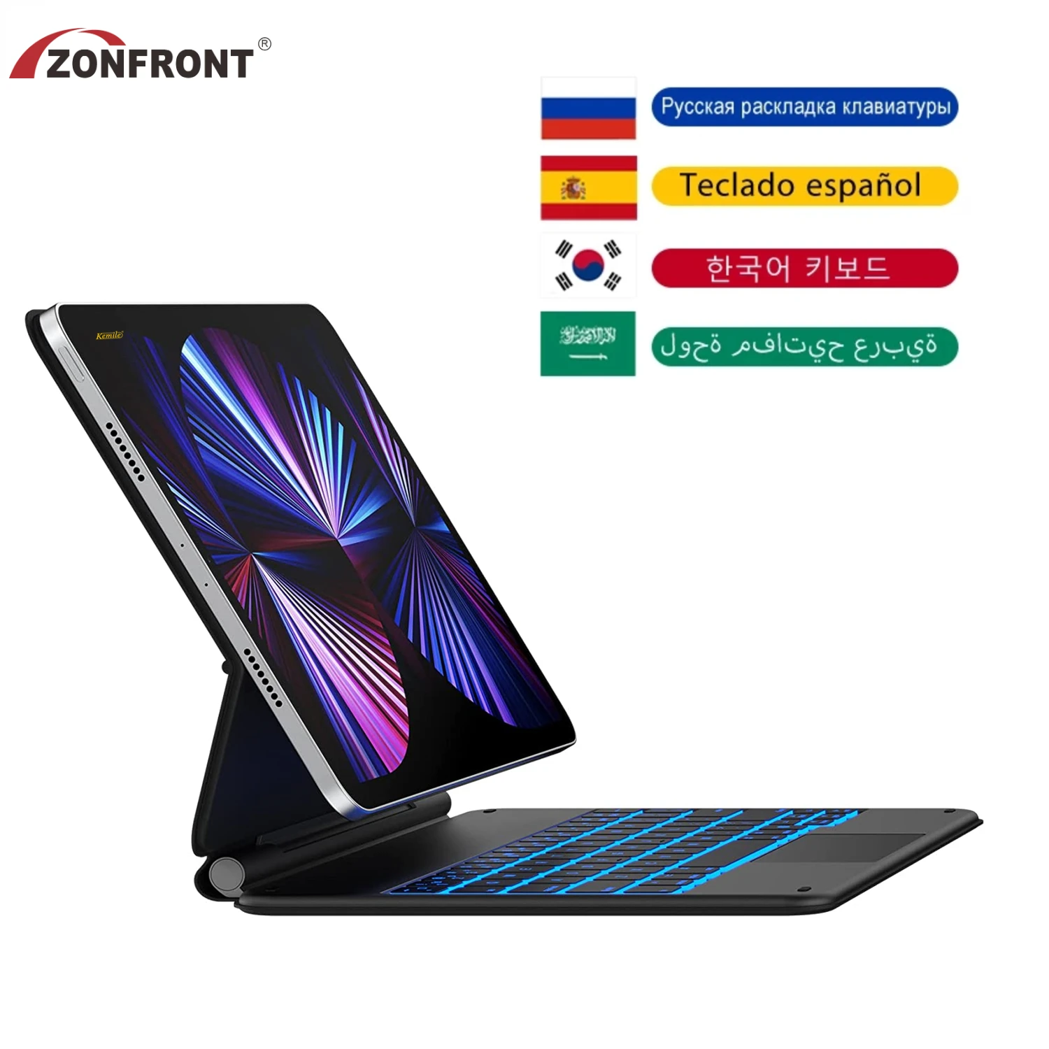 ZONFRONT Magic Keyboard For iPad Air 4 10.9 Air 5 2022 iPad Pro 11 2021 iPad 10th 10.9 2022 Pro 11 12.9 2022 Funda Keyboard
ZONFRONT Magic Keyboard For iPad Air 4 10.9 Air 5 2022 iPad Pro 11 2021 iPad 10th 10.9 2022 Pro 11 12.9 2022 Funda Keyboard