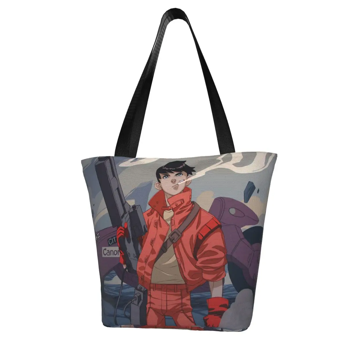 

Kaneda Tetsuo курительная сумка для покупок Cannon Gun Akira Ретро Полиэстеровая офисная Сумка студенческие подарки сумки