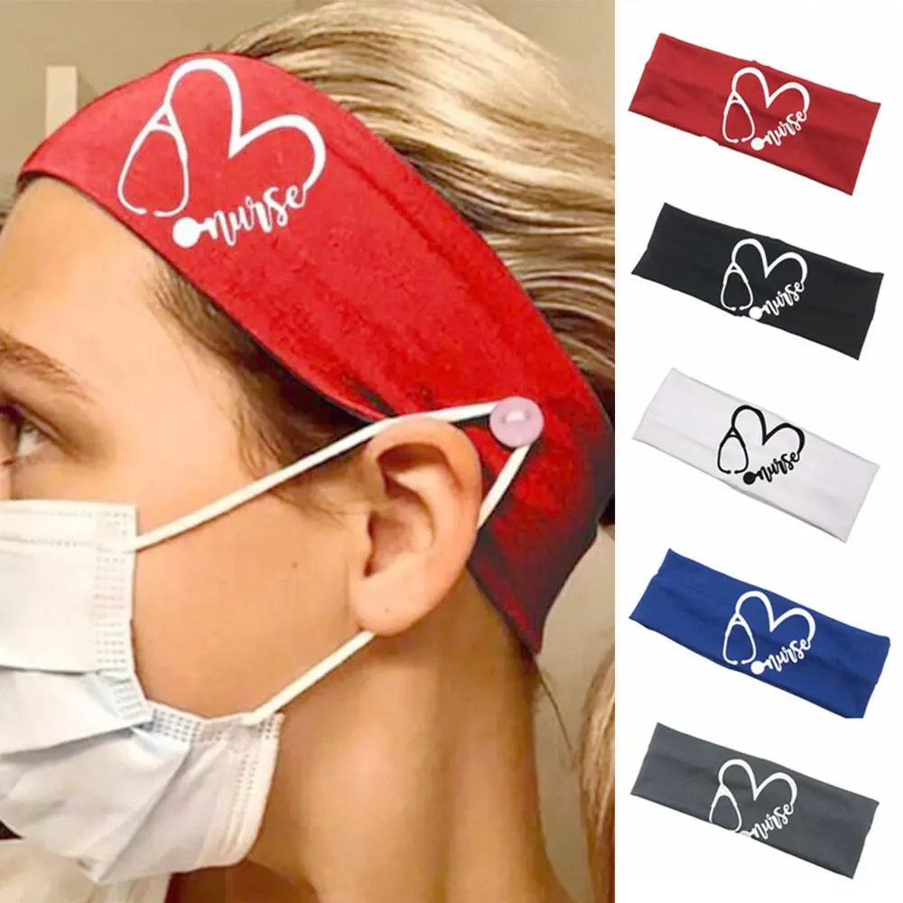 Non Slip Sports Button Doctor Nurse Sweatband Yoga Headwrap Elastic Turban Headband
Non Slip Sports Button Doctor Nurse Sweatband Yoga Headwrap Elastic Turban Headband