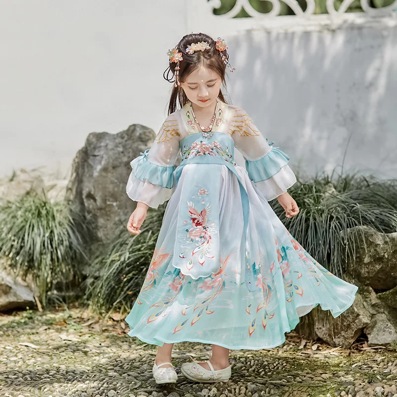Детская одежда для девочек Hanfu, летнее платье Hanfu для девочек в старинном стиле, новинка 2022, платье в супер сказочном стиле
Детская одежда для девочек Hanfu, летнее платье Hanfu для девочек в старинном стиле, новинка 2022, платье в супер сказочном стиле