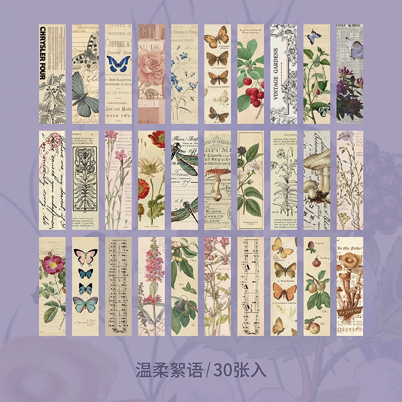 10Packs Wholesale Bookmarks Paper Literary Message Cards butterfly plant Scrapbooking Handbook Decorative material 15*4CM
10Packs Wholesale Bookmarks Paper Literary Message Cards butterfly plant Scrapbooking Handbook Decorative material 15*4CM