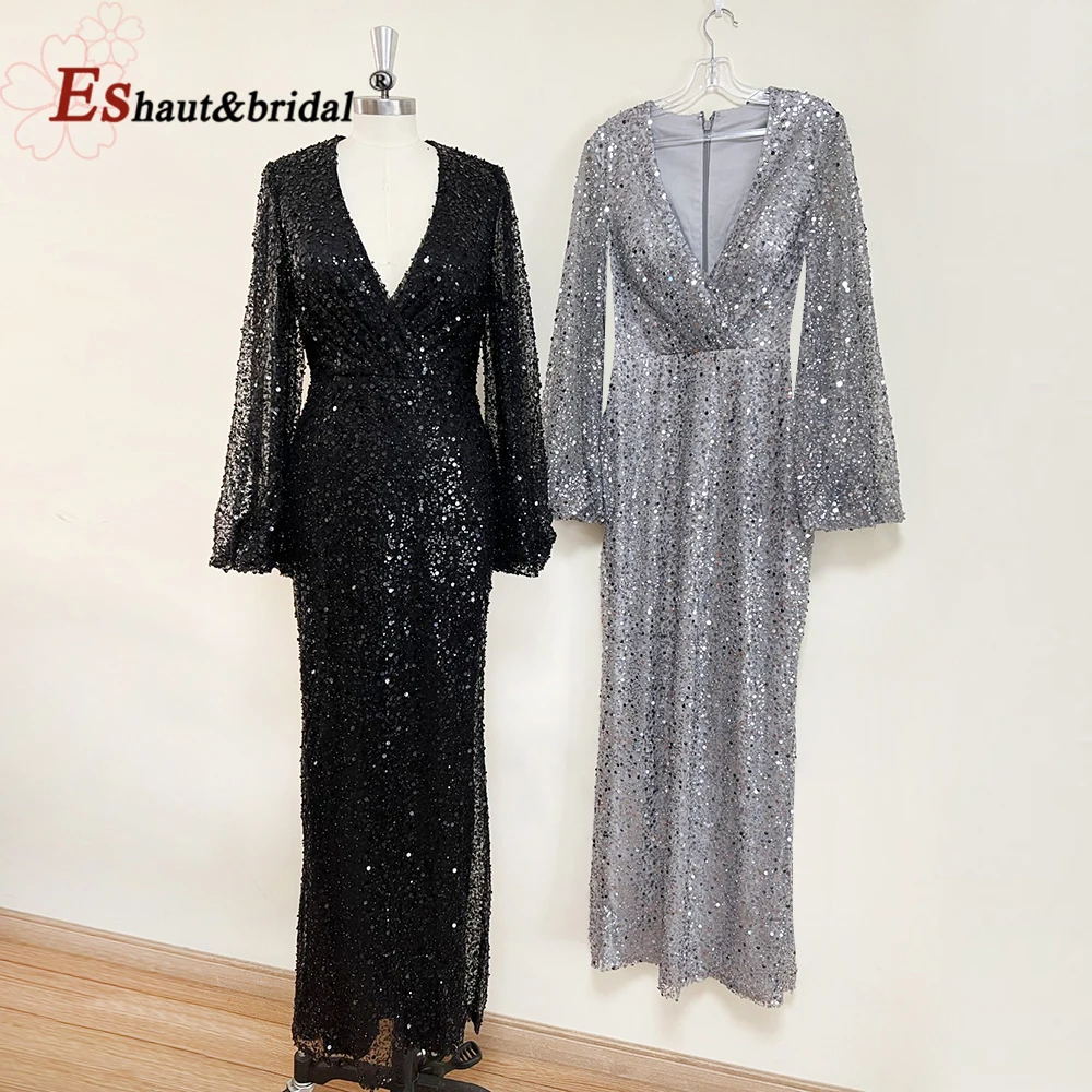 Elegant Mermaid Evening Night Dress for Women 2022 V Neck Long Puff Sleeves Beads Handmade Formal Prom Wedding Party Gowns
Elegant Mermaid Evening Night Dress for Women 2022 V Neck Long Puff Sleeves Beads Handmade Formal Prom Wedding Party Gowns