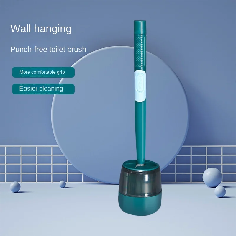 Soap Free Punching Wall Hanging Toilet Brush with Bracket Silicone Long Handle Cleaning Brush Toilet Brush Bathroom Accessories
Soap Free Punching Wall Hanging Toilet Brush with Bracket Silicone Long Handle Cleaning Brush Toilet Brush Bathroom Accessories