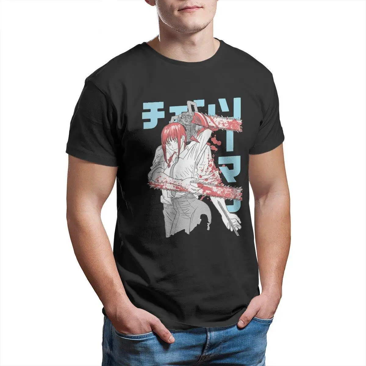 Vintage Chainsaw Man Denji Makima T-Shirt Men 100% Cotton T Shirts Japanese Anime Manga Short Sleeve Tees Gift Idea Clothing
Vintage Chainsaw Man Denji Makima T-Shirt Men 100% Cotton T Shirts Japanese Anime Manga Short Sleeve Tees Gift Idea Clothing