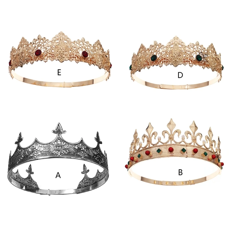 Halloween Alloy Headband for Men Women Perfect for Weddings and Parties King Tiaras Diadem Headwear
Halloween Alloy Headband for Men Women Perfect for Weddings and Parties King Tiaras Diadem Headwear